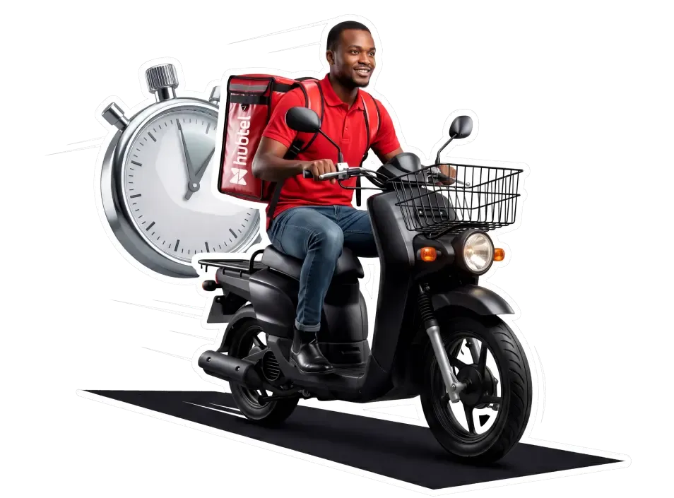 Fast delivery in minutes