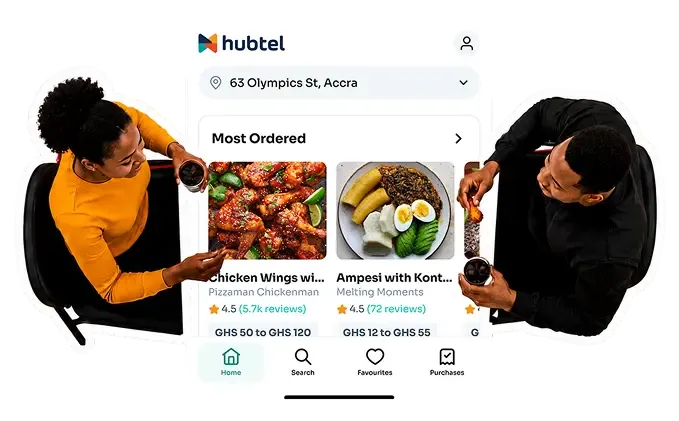 Buy food from your favorite restaurants