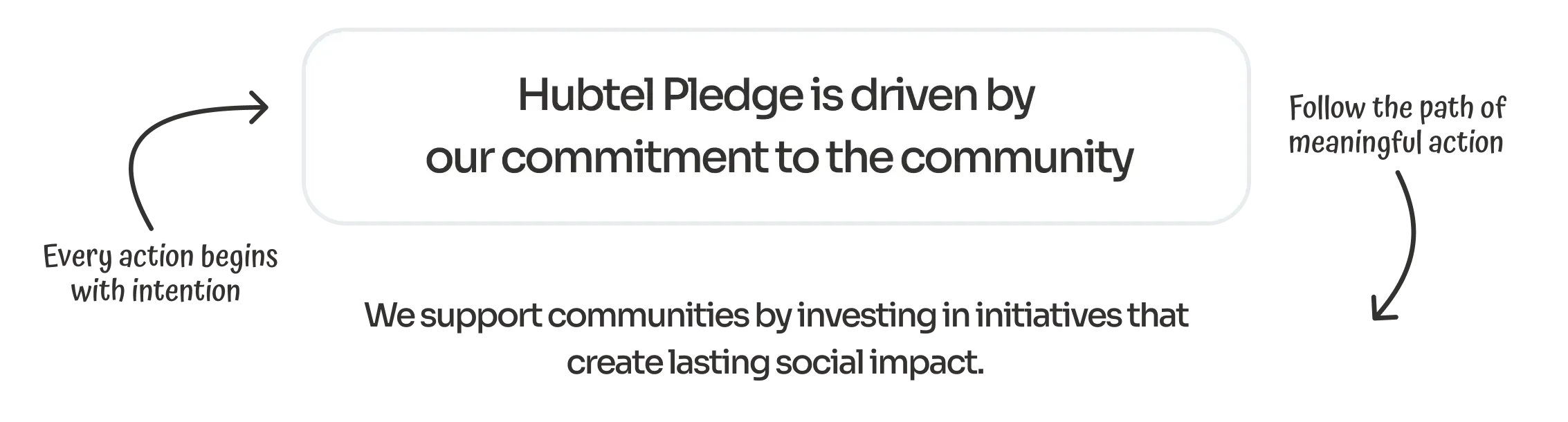 Hubtel Pledge supports causes that enhance the quality of life in the communities where we live and work