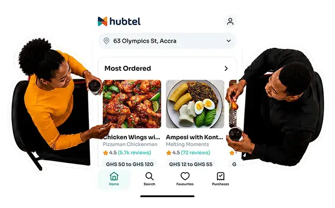 Buy food from your favourite restaurants